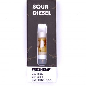 Cartouche CBD Sour Diesel fresh Hemp 50%