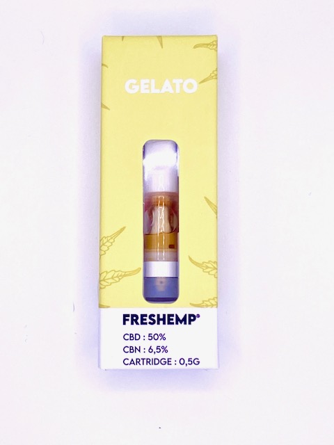 Cartouche CBD Gelato fresh Hemp 50%